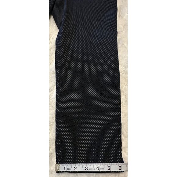 Talbots Black White Polka Dot Hampshire Ankle Cropped Pants Women's Size 10 - Picture 11 of 12